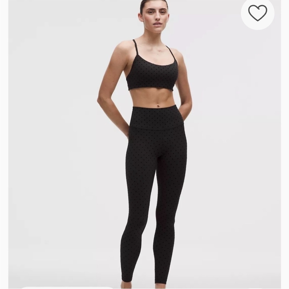 NWT Lululemon align 28” Flock polka dot